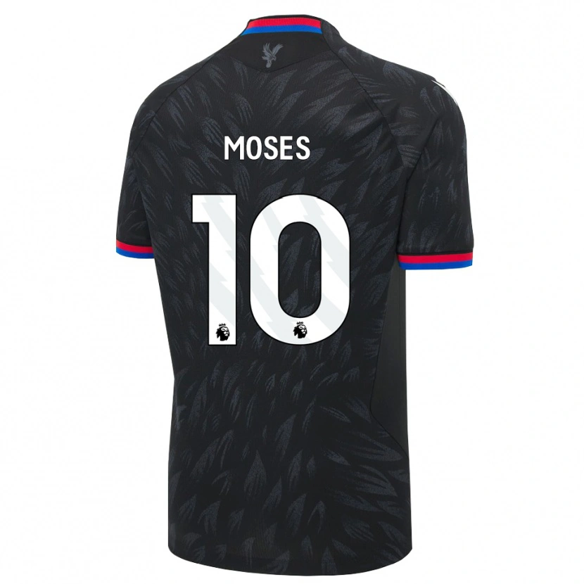 Danxen Mujer Camiseta Kayden Moses #10 Negro Azul Rojo 2ª Equipación 2026/27 La Camisa