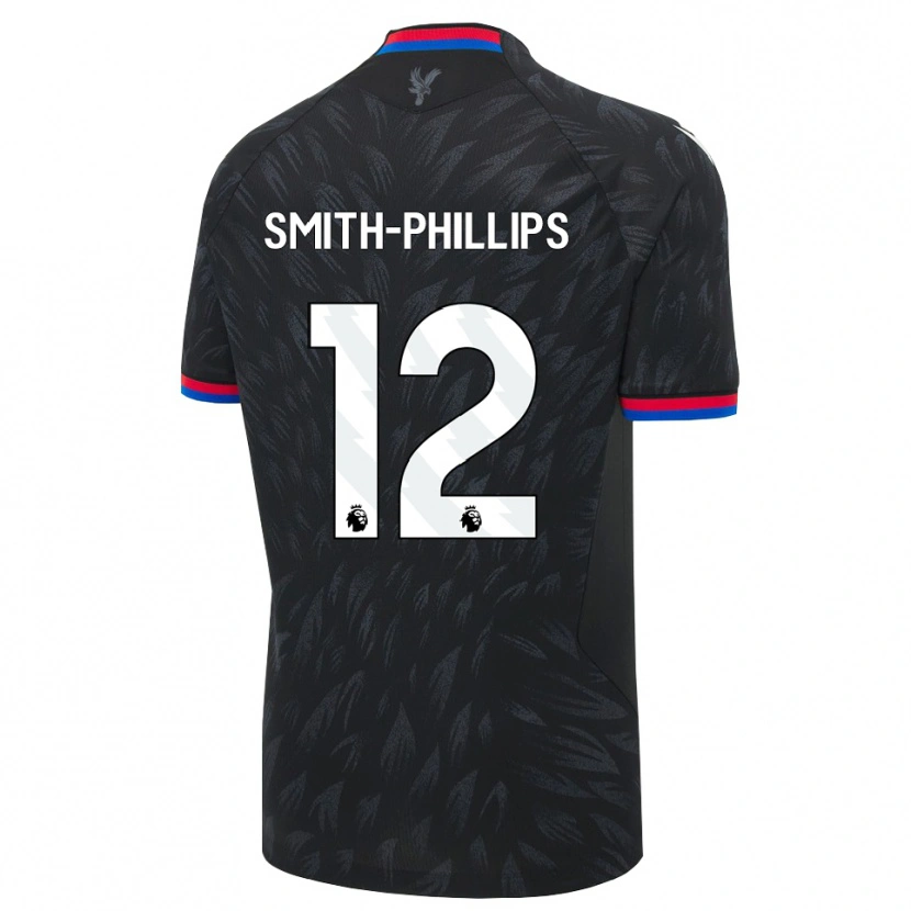 Danxen Mujer Camiseta Kairo Smith-Phillips #12 Negro Azul Rojo 2ª Equipación 2026/27 La Camisa