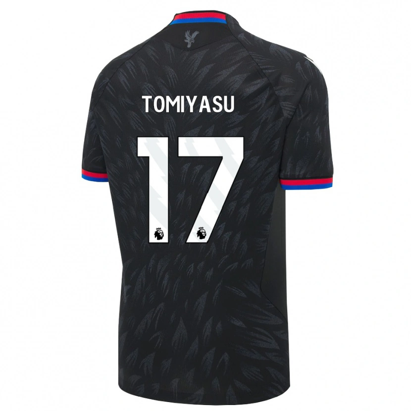 Danxen Mujer Camiseta Takehiro Tomiyasu #17 Negro Azul Rojo 2ª Equipación 2026/27 La Camisa