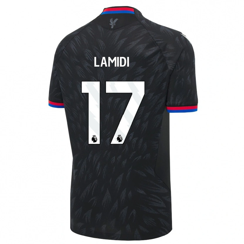 Danxen Mujer Camiseta Oladotun Lamidi #17 Negro Azul Rojo 2ª Equipación 2026/27 La Camisa