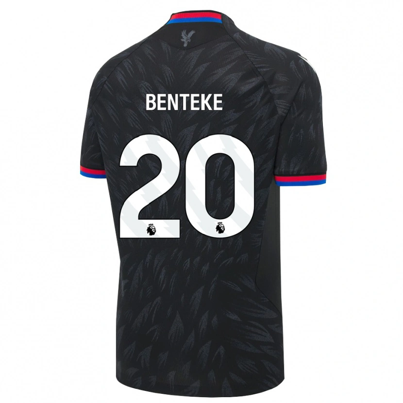 Danxen Mujer Camiseta Christian Benteke #20 Negro Azul Rojo 2ª Equipación 2026/27 La Camisa