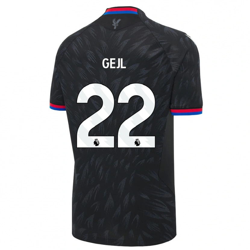 Danxen Mujer Camiseta Mille Gejl #22 Negro Azul Rojo 2ª Equipación 2026/27 La Camisa