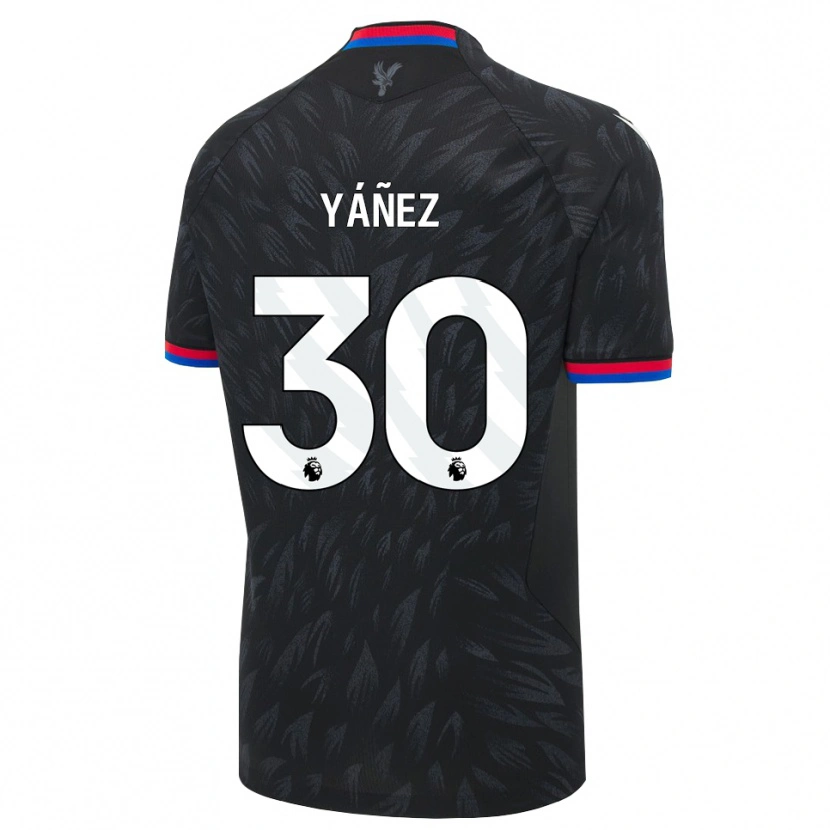 Danxen Mujer Camiseta Shae Yáñez #30 Negro Azul Rojo 2ª Equipación 2026/27 La Camisa