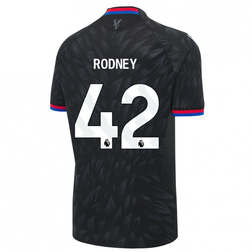Danxen Mujer Camiseta Kaden Rodney #42 Negro Azul Rojo 2ª Equipación 2026/27 La Camisa