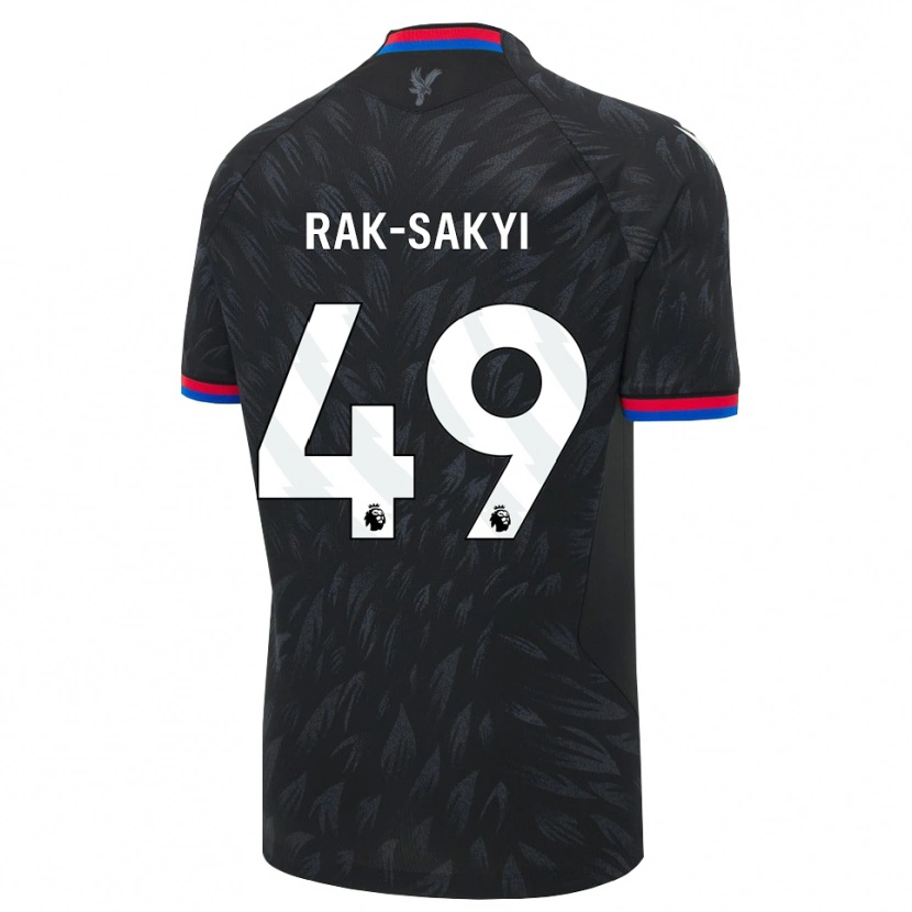 Danxen Mujer Camiseta Jesurun Rak-Sakyi #49 Negro Azul Rojo 2ª Equipación 2026/27 La Camisa