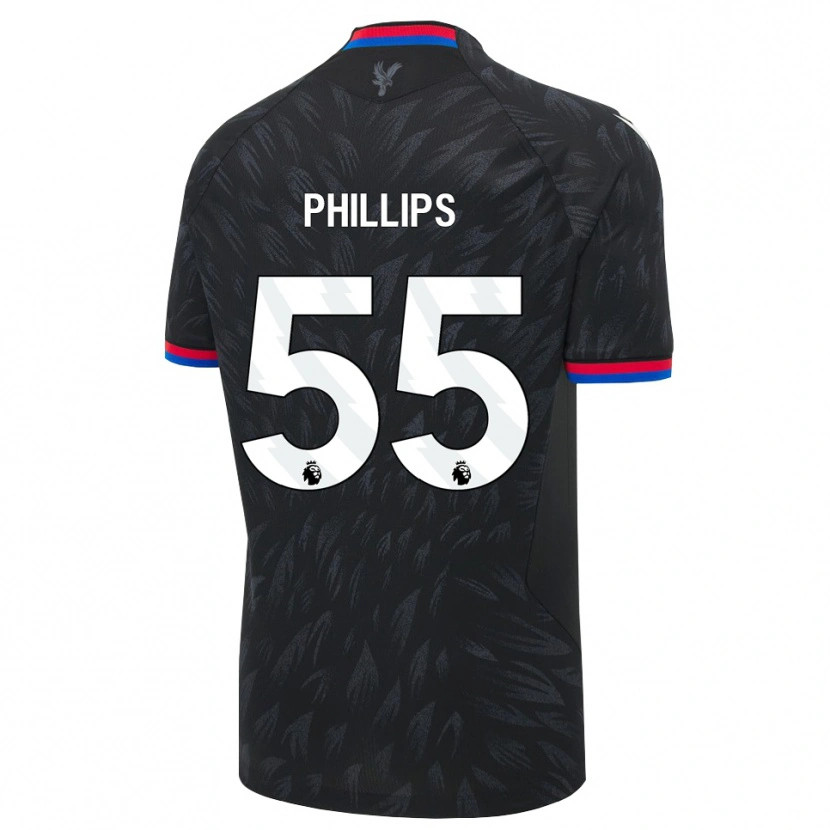 Danxen Mujer Camiseta Killian Phillips #55 Negro Azul Rojo 2ª Equipación 2026/27 La Camisa