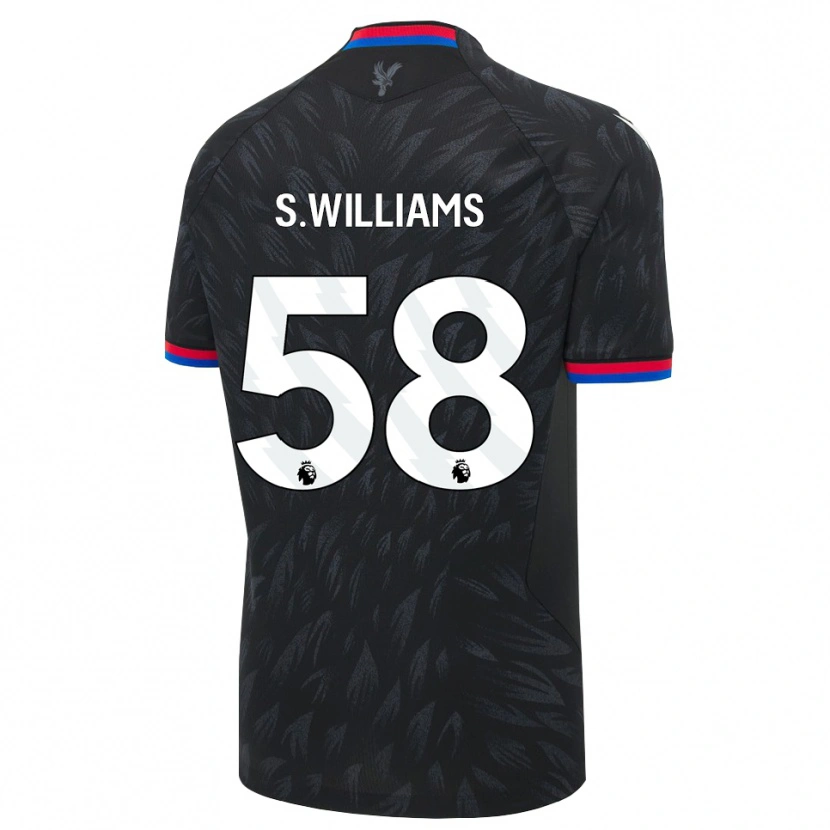 Danxen Mujer Camiseta Seb Williams #58 Negro Azul Rojo 2ª Equipación 2026/27 La Camisa