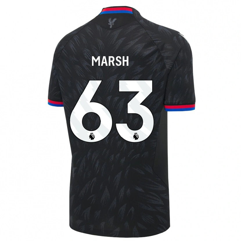 Danxen Mujer Camiseta Zach Marsh #63 Negro Azul Rojo 2ª Equipación 2026/27 La Camisa