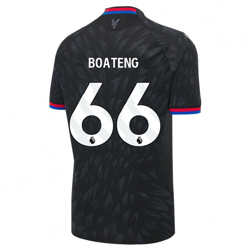 Danxen Mujer Camiseta David Boateng #66 Negro Azul Rojo 2ª Equipación 2026/27 La Camisa
