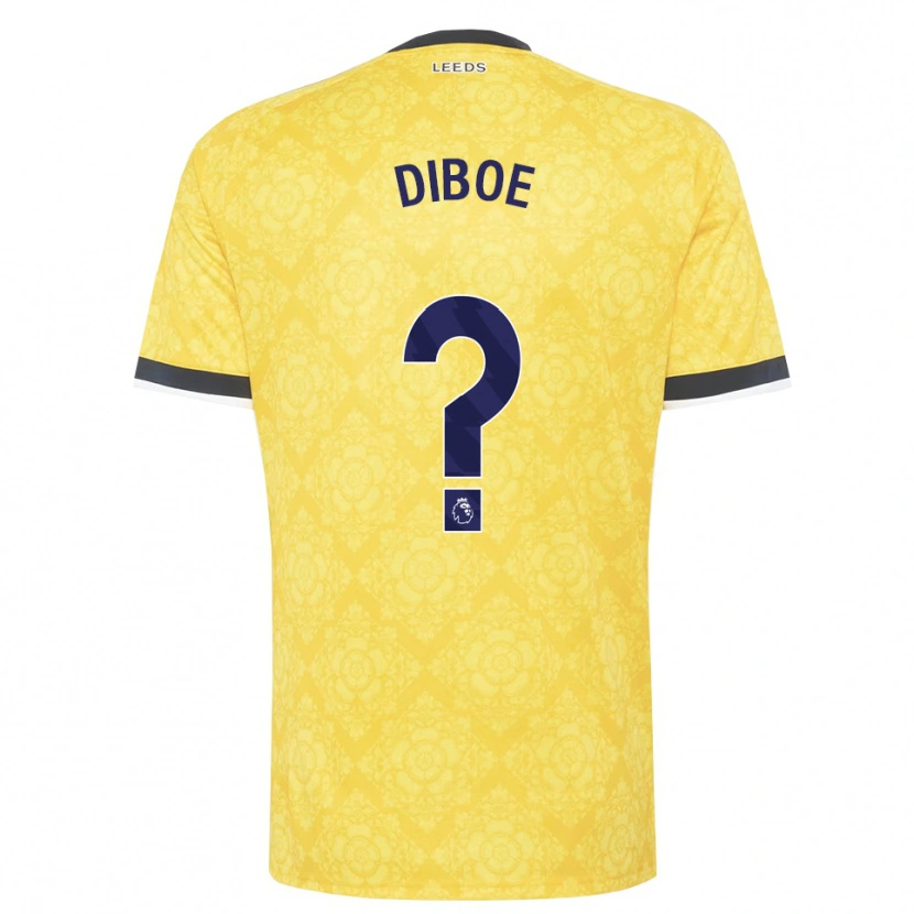 Danxen Mujer Camiseta Cuba Diboe #0 Amarillo Blanco Negro 2ª Equipación 2026/27 La Camisa