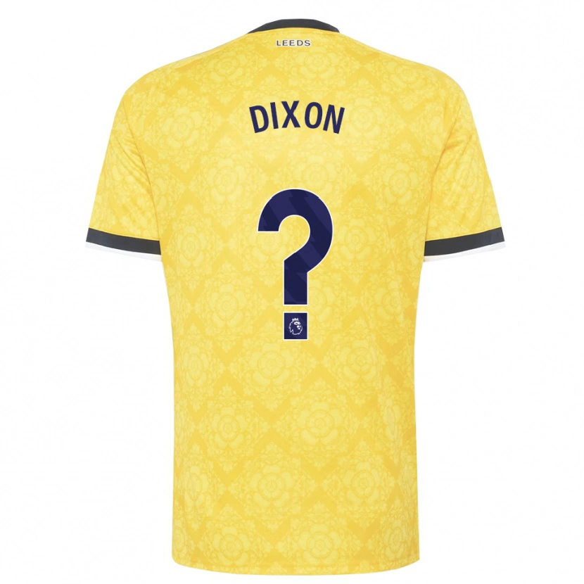 Danxen Mujer Camiseta Chloe Dixon #0 Amarillo Blanco Negro 2ª Equipación 2026/27 La Camisa