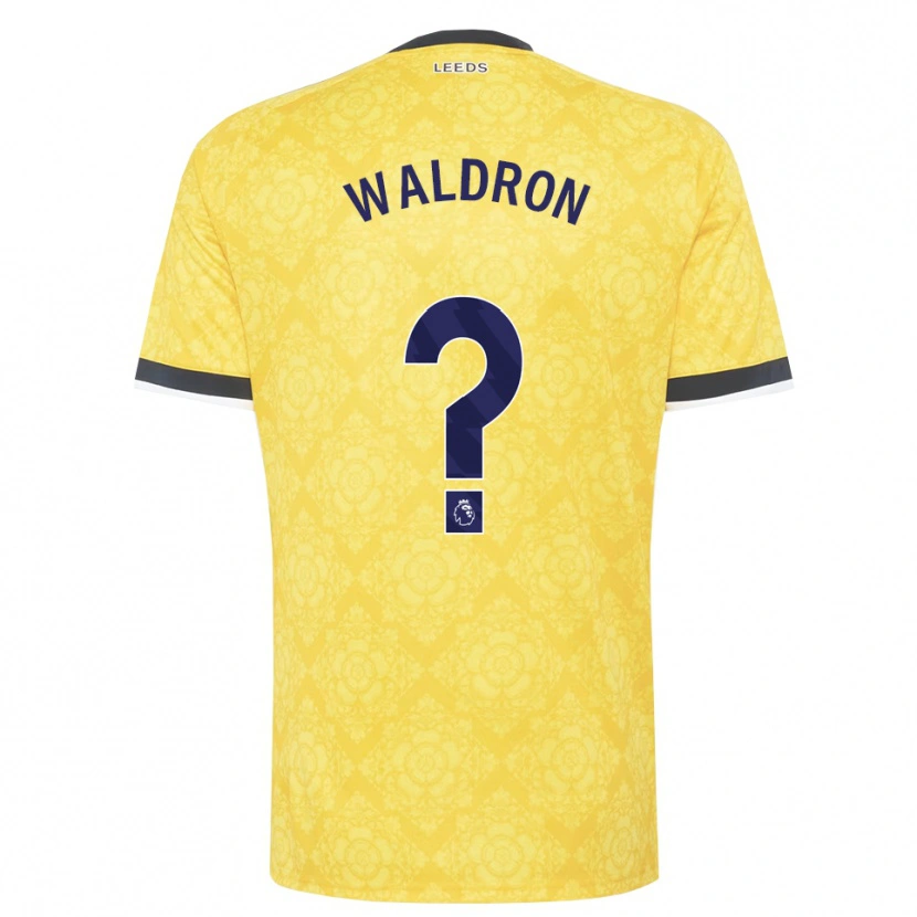 Danxen Mujer Camiseta Ruby Waldron #0 Amarillo Blanco Negro 2ª Equipación 2026/27 La Camisa