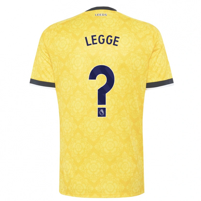 Danxen Mujer Camiseta Shauna Legge #0 Amarillo Blanco Negro 2ª Equipación 2026/27 La Camisa