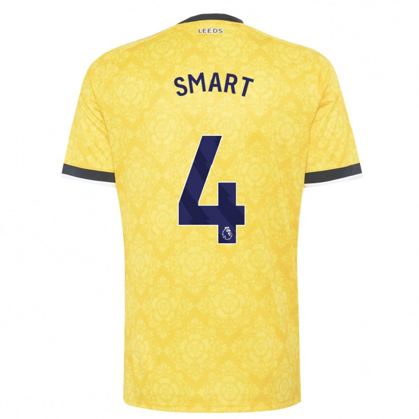 Danxen Mujer Camiseta Olivia Smart #4 Amarillo Blanco Negro 2ª Equipación 2026/27 La Camisa