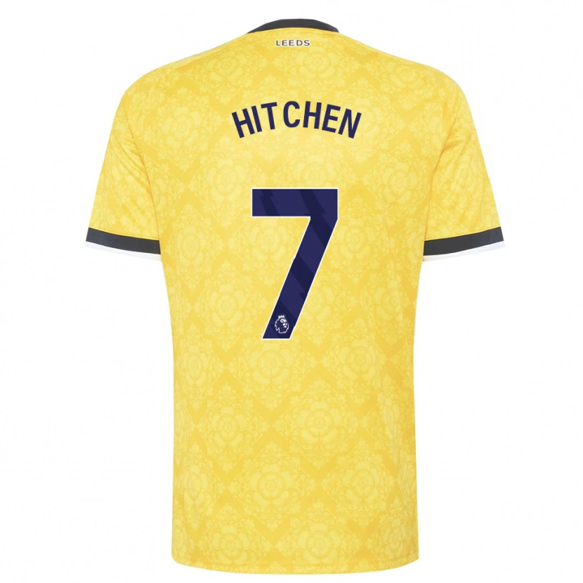 Danxen Mujer Camiseta Zach Hitchen #7 Amarillo Blanco Negro 2ª Equipación 2026/27 La Camisa
