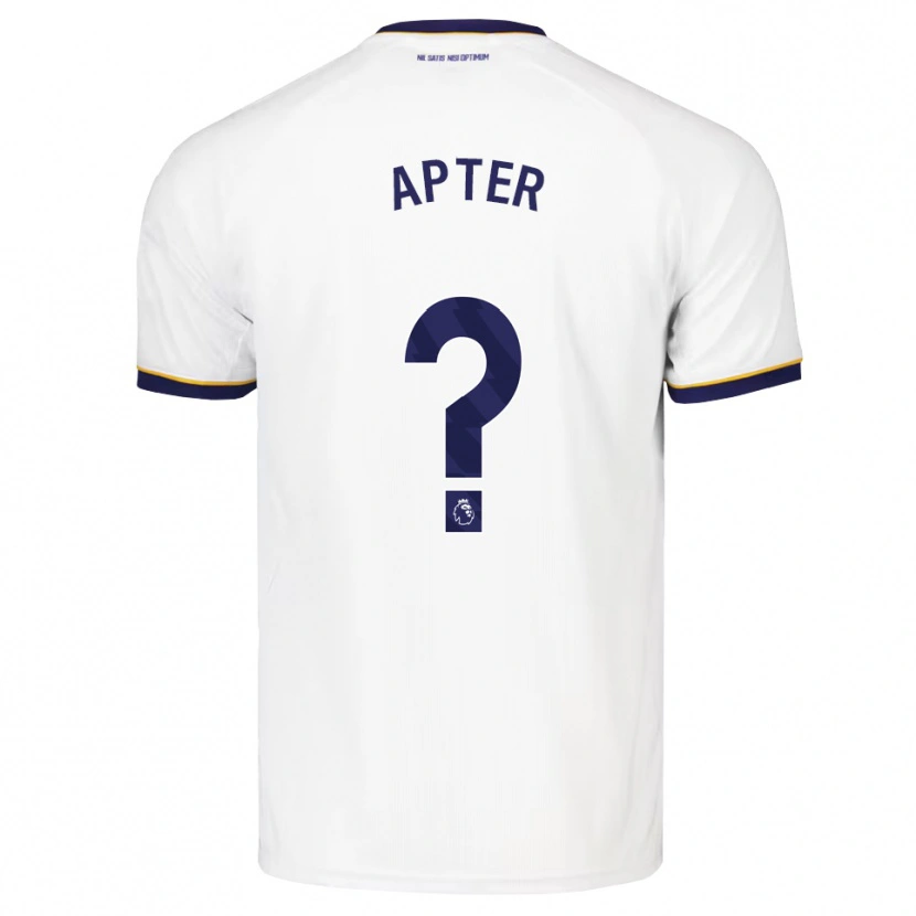 Danxen Mujer Camiseta Will Apter #0 Azulmedianoche Blanco Amarillo 2ª Equipación 2026/27 La Camisa