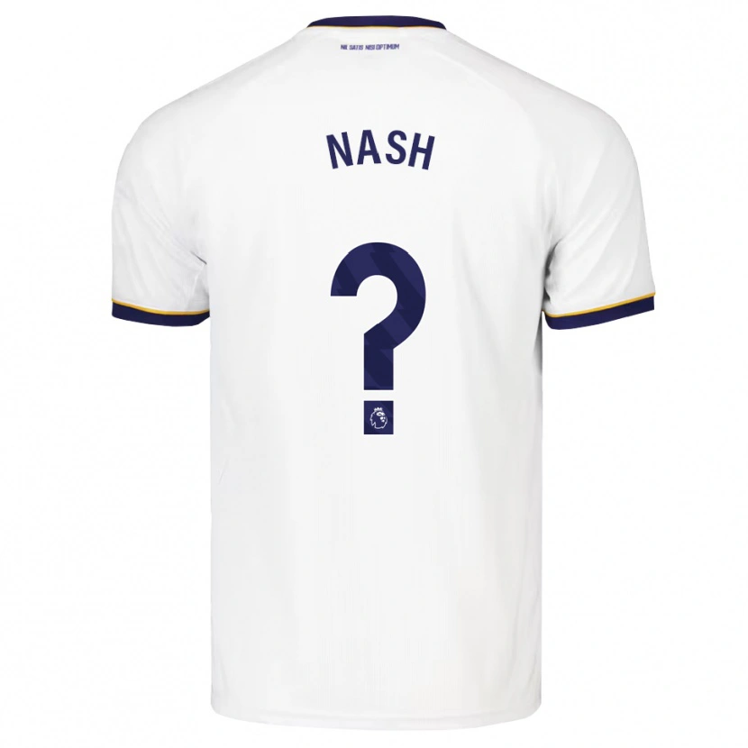 Danxen Mujer Camiseta Patrick Nash #0 Azulmedianoche Blanco Amarillo 2ª Equipación 2026/27 La Camisa