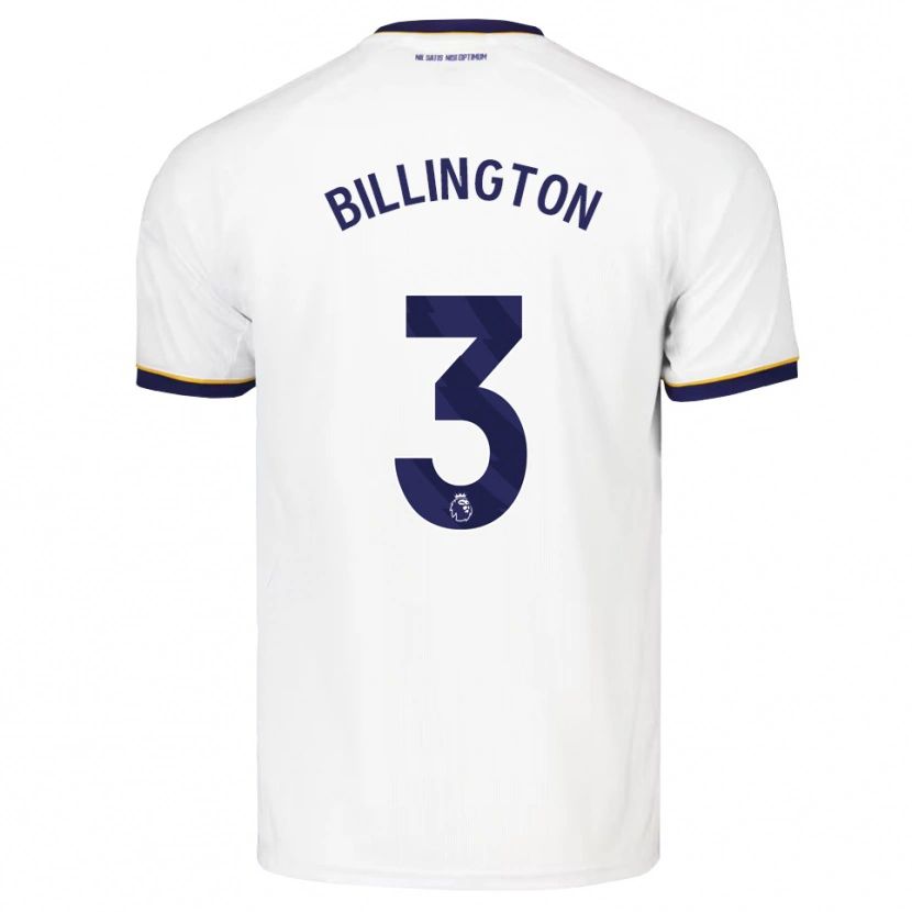 Danxen Mujer Camiseta Harvey Billington #3 Azulmedianoche Blanco Amarillo 2ª Equipación 2026/27 La Camisa