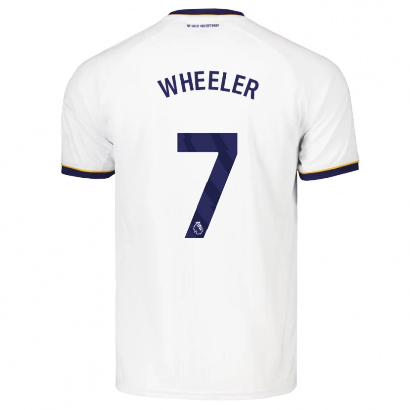 Danxen Mujer Camiseta Clare Wheeler #7 Azulmedianoche Blanco Amarillo 2ª Equipación 2026/27 La Camisa
