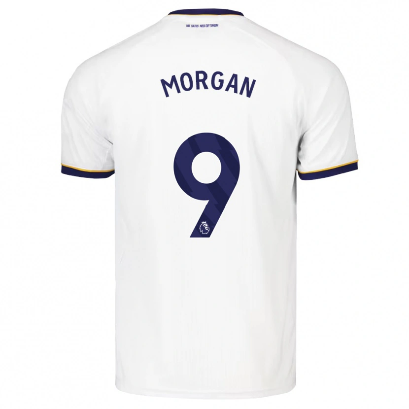 Danxen Mujer Camiseta George Morgan #9 Azulmedianoche Blanco Amarillo 2ª Equipación 2026/27 La Camisa