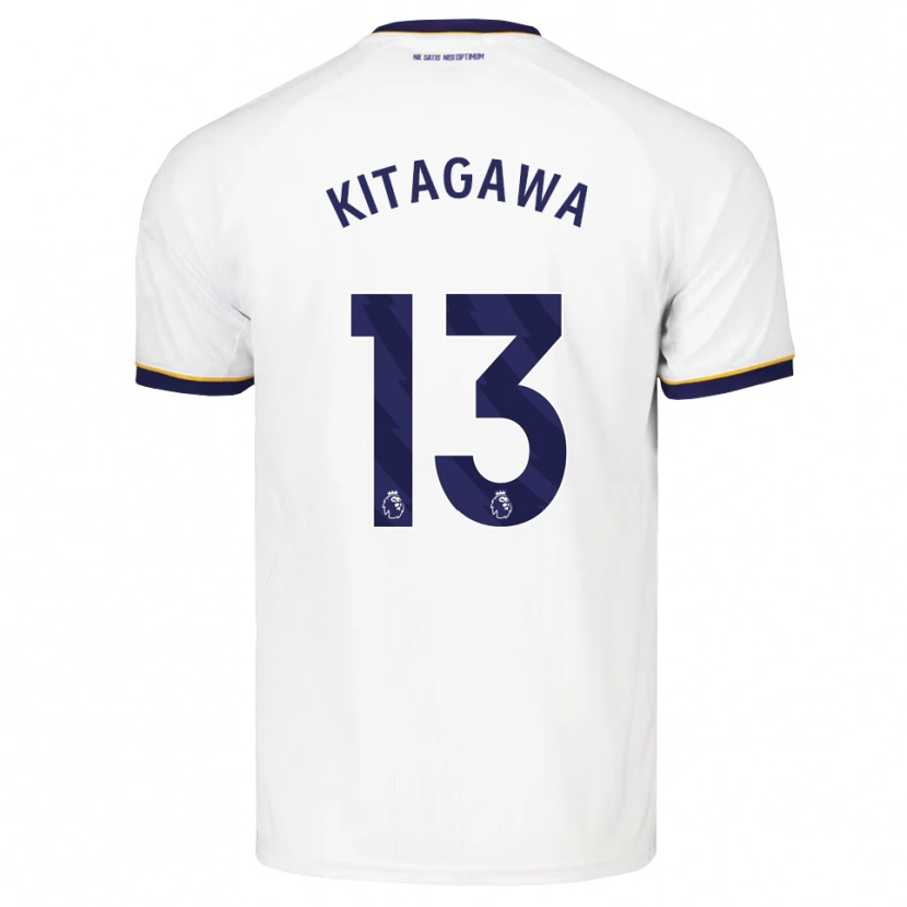 Danxen Mujer Camiseta Hikaru Kitagawa #13 Azulmedianoche Blanco Amarillo 2ª Equipación 2026/27 La Camisa