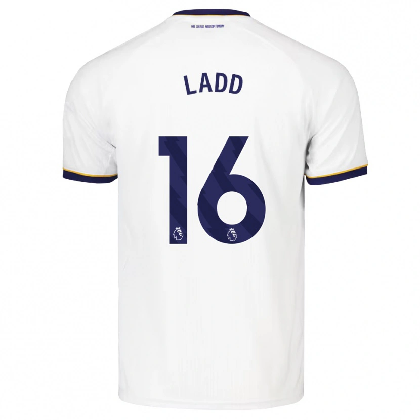 Danxen Mujer Camiseta Hayley Ladd #16 Azulmedianoche Blanco Amarillo 2ª Equipación 2026/27 La Camisa