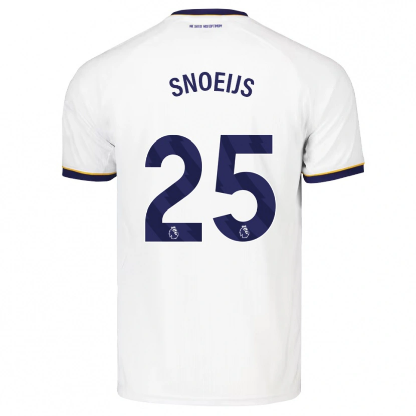 Danxen Mujer Camiseta Katja Snoeijs #25 Azulmedianoche Blanco Amarillo 2ª Equipación 2026/27 La Camisa