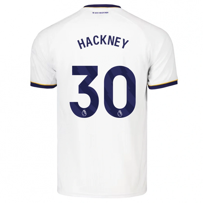 Danxen Mujer Camiseta Hayden Hackney #30 Azulmedianoche Blanco Amarillo 2ª Equipación 2026/27 La Camisa