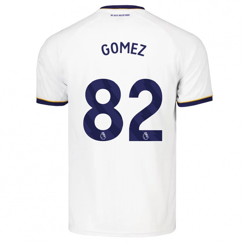 Danxen Mujer Camiseta Francis Gomez #82 Azulmedianoche Blanco Amarillo 2ª Equipación 2026/27 La Camisa
