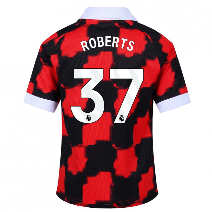Danxen Mujer Camiseta Sophia Roberts #37 Rojo Blanco Negro 2ª Equipación 2026/27 La Camisa