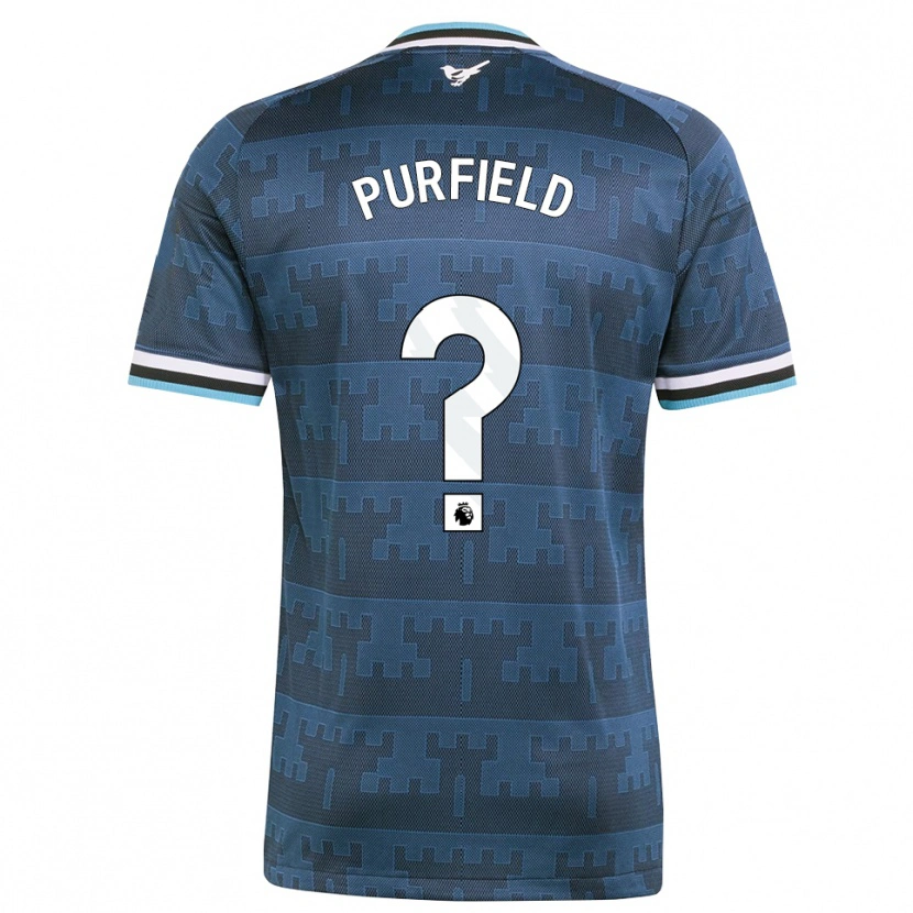 Danxen Mujer Camiseta Jemma Purfield #0 Amarillo Negro Azul 2ª Equipación 2026/27 La Camisa