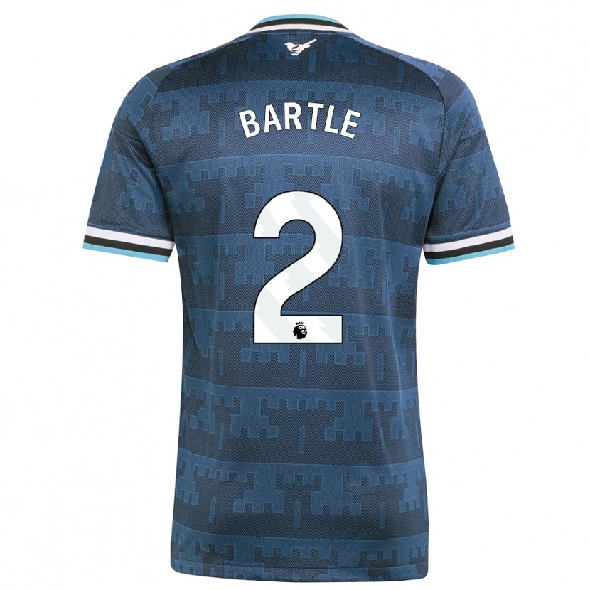 Danxen Mujer Camiseta Jodie Bartle #2 Amarillo Negro Azul 2ª Equipación 2026/27 La Camisa