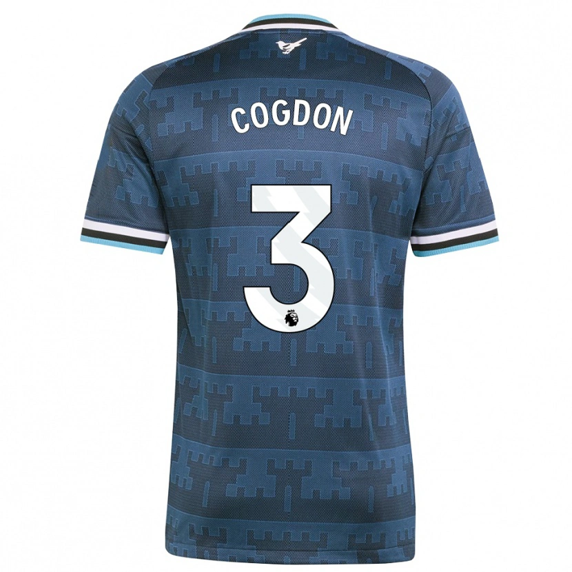 Danxen Mujer Camiseta Jude Cogdon #3 Amarillo Negro Azul 2ª Equipación 2026/27 La Camisa