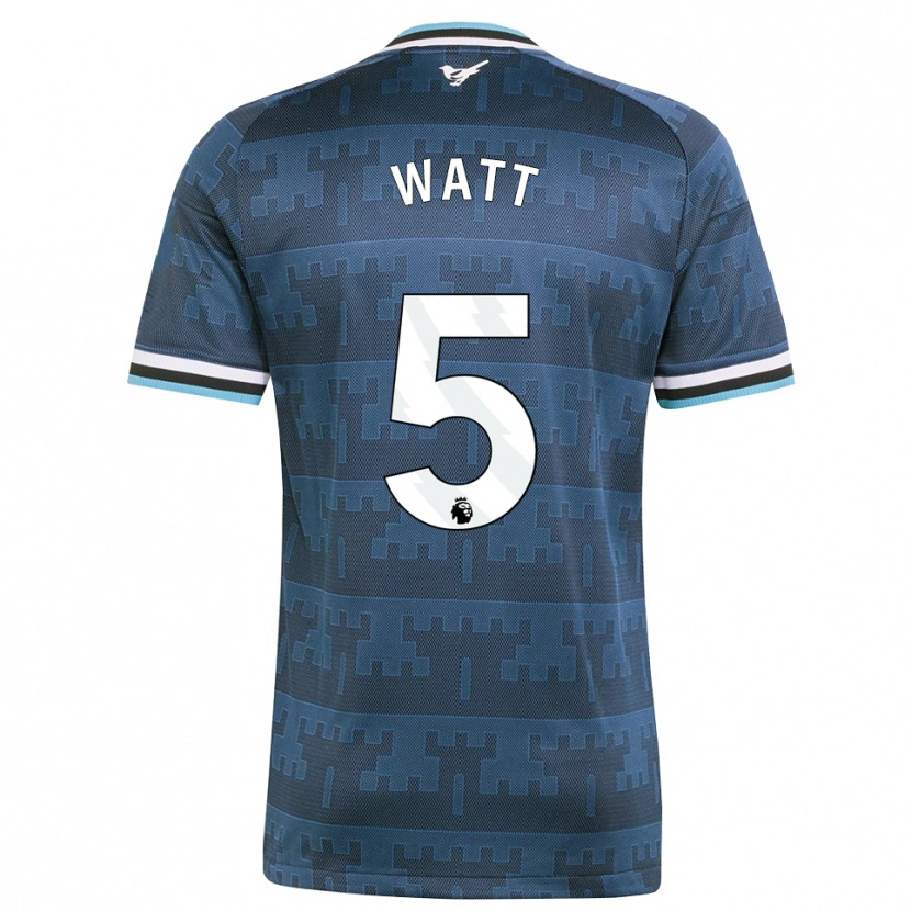 Danxen Mujer Camiseta Olivia Watt #5 Amarillo Negro Azul 2ª Equipación 2026/27 La Camisa