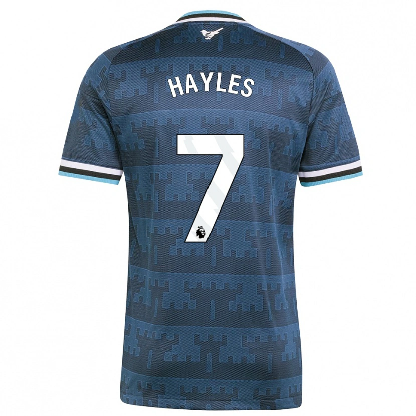 Danxen Mujer Camiseta Shania Hayles #7 Amarillo Negro Azul 2ª Equipación 2026/27 La Camisa