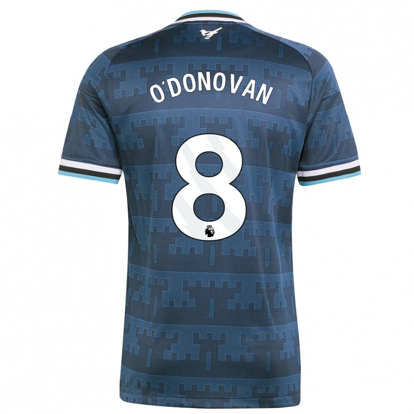 Danxen Mujer Camiseta Alex O'donovan #8 Amarillo Negro Azul 2ª Equipación 2026/27 La Camisa