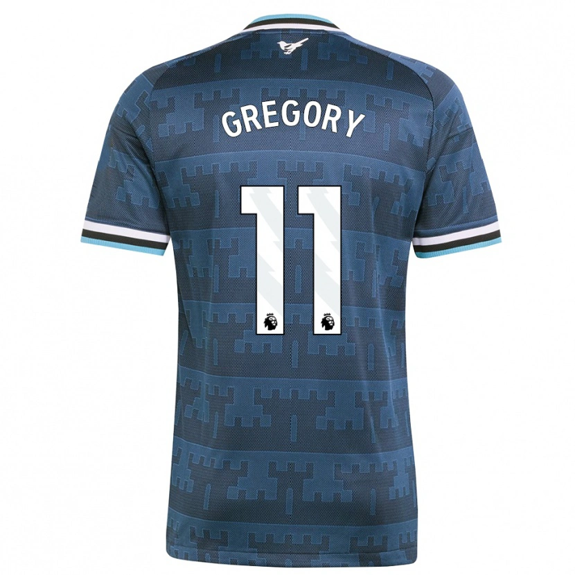 Danxen Mujer Camiseta Freya Gregory #11 Amarillo Negro Azul 2ª Equipación 2026/27 La Camisa