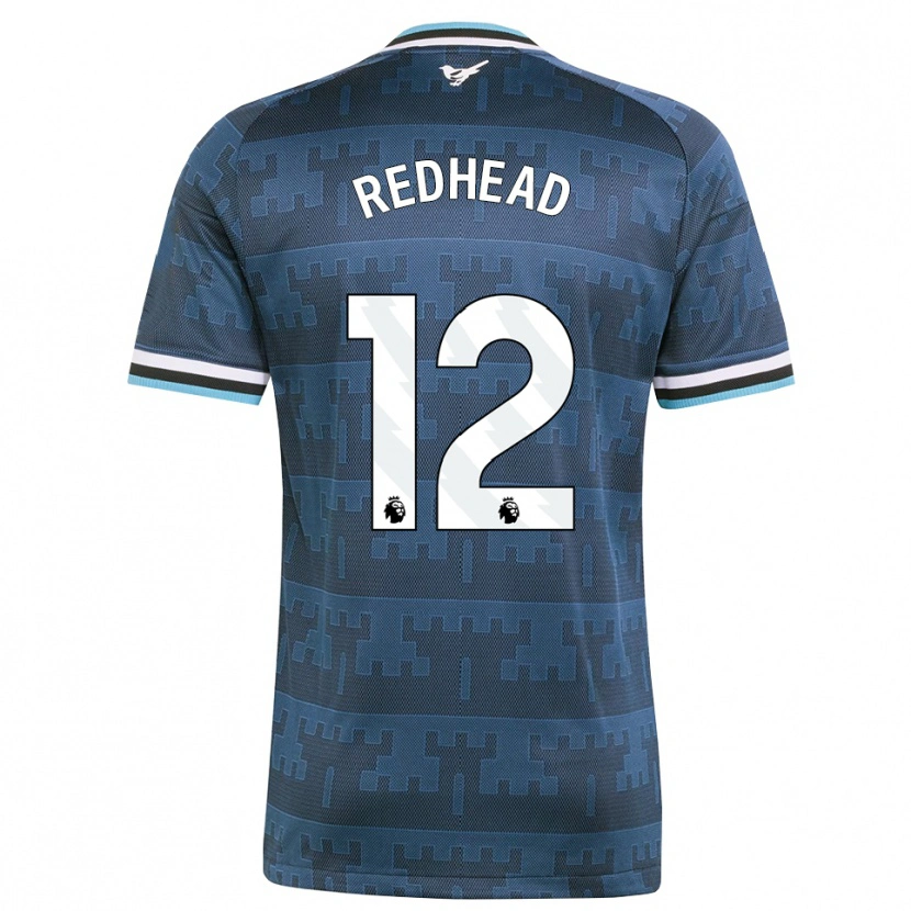 Danxen Mujer Camiseta Cara Milne-Redhead #12 Amarillo Negro Azul 2ª Equipación 2026/27 La Camisa