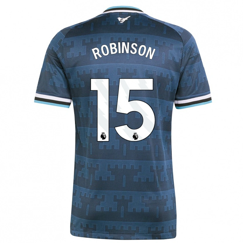Danxen Mujer Camiseta Charlie Robinson #15 Amarillo Negro Azul 2ª Equipación 2026/27 La Camisa