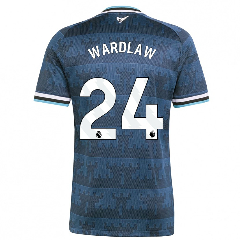 Danxen Mujer Camiseta Charlotte Wardlaw #24 Amarillo Negro Azul 2ª Equipación 2026/27 La Camisa