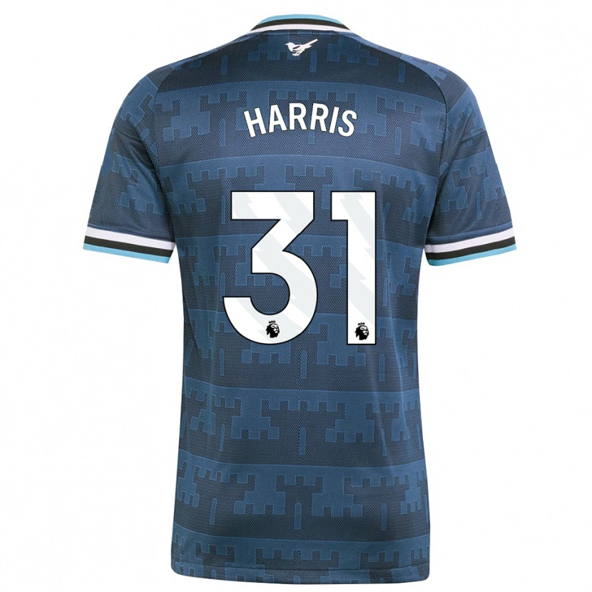 Danxen Mujer Camiseta Aidan Harris #31 Amarillo Negro Azul 2ª Equipación 2026/27 La Camisa