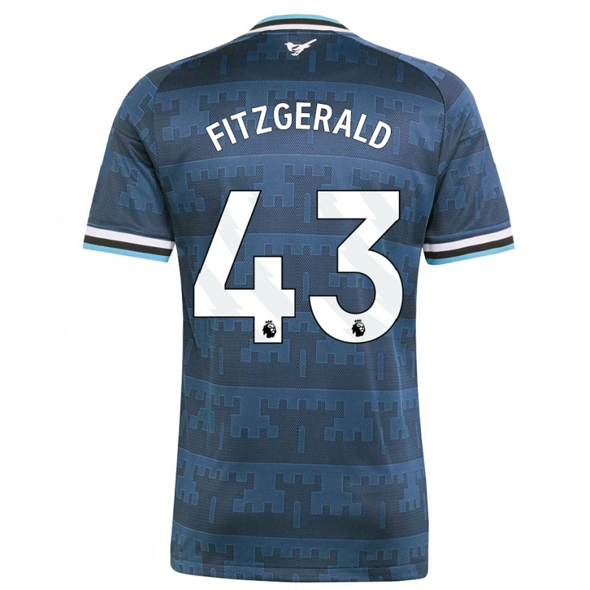 Danxen Mujer Camiseta Kyle Fitzgerald #43 Amarillo Negro Azul 2ª Equipación 2026/27 La Camisa