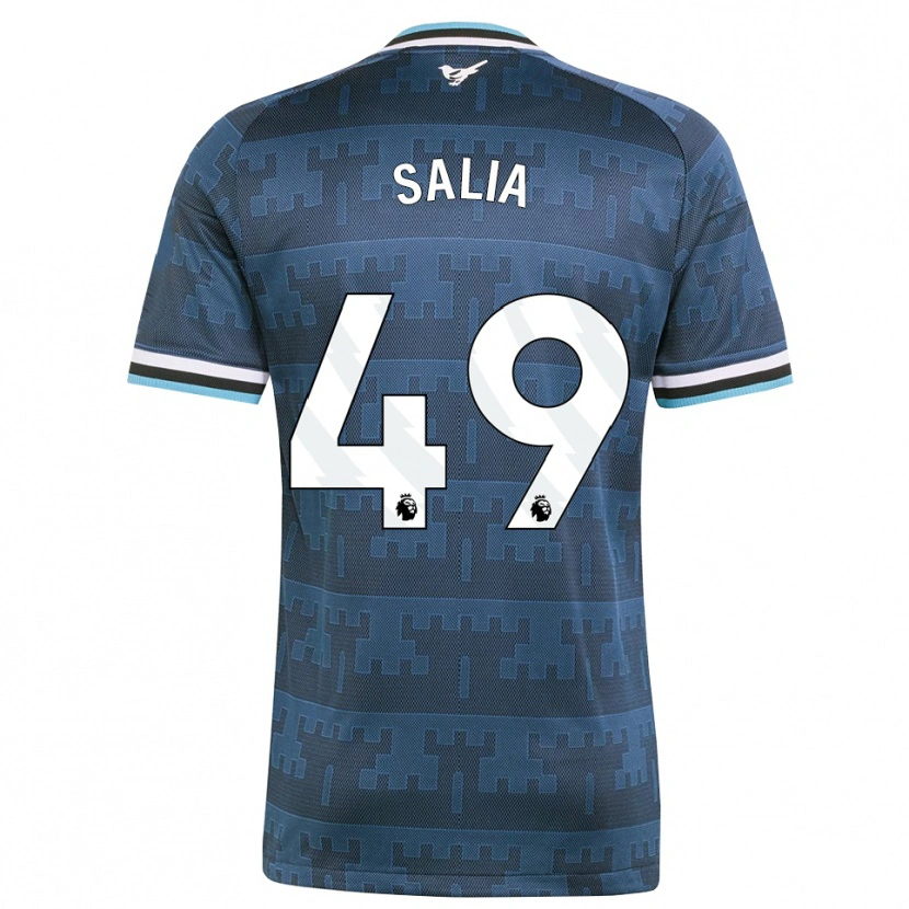 Danxen Mujer Camiseta Vakhtang Salia #49 Amarillo Negro Azul 2ª Equipación 2026/27 La Camisa