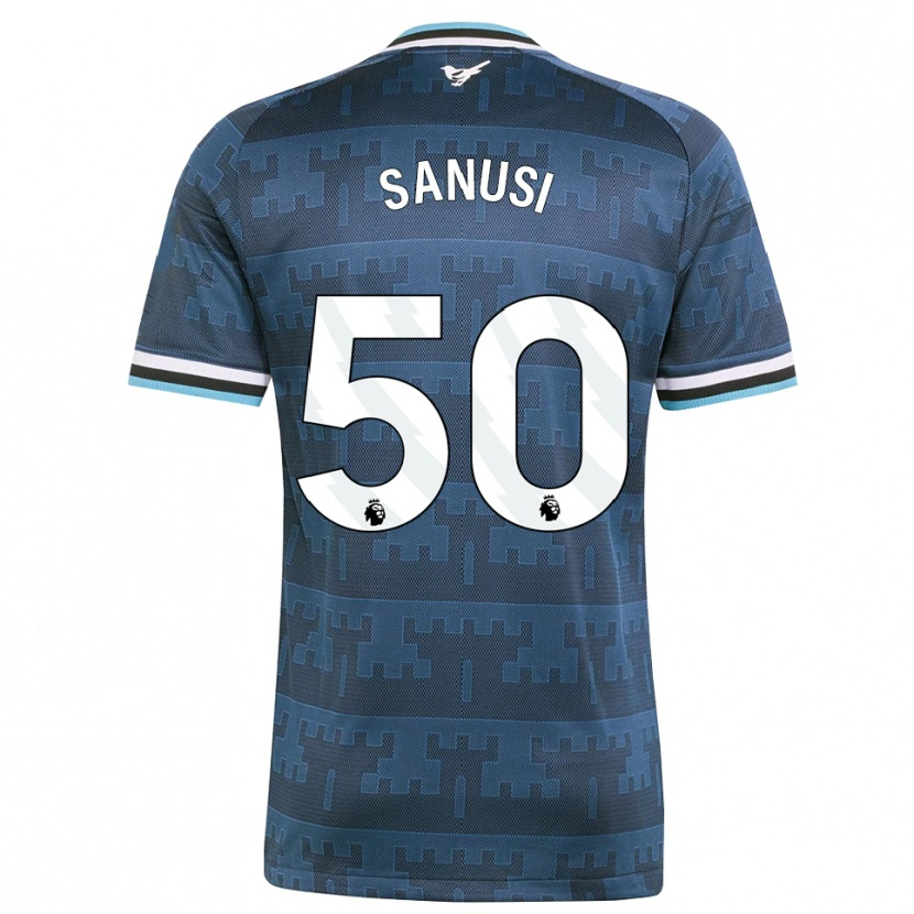 Danxen Mujer Camiseta Trevan Sanusi #50 Amarillo Negro Azul 2ª Equipación 2026/27 La Camisa