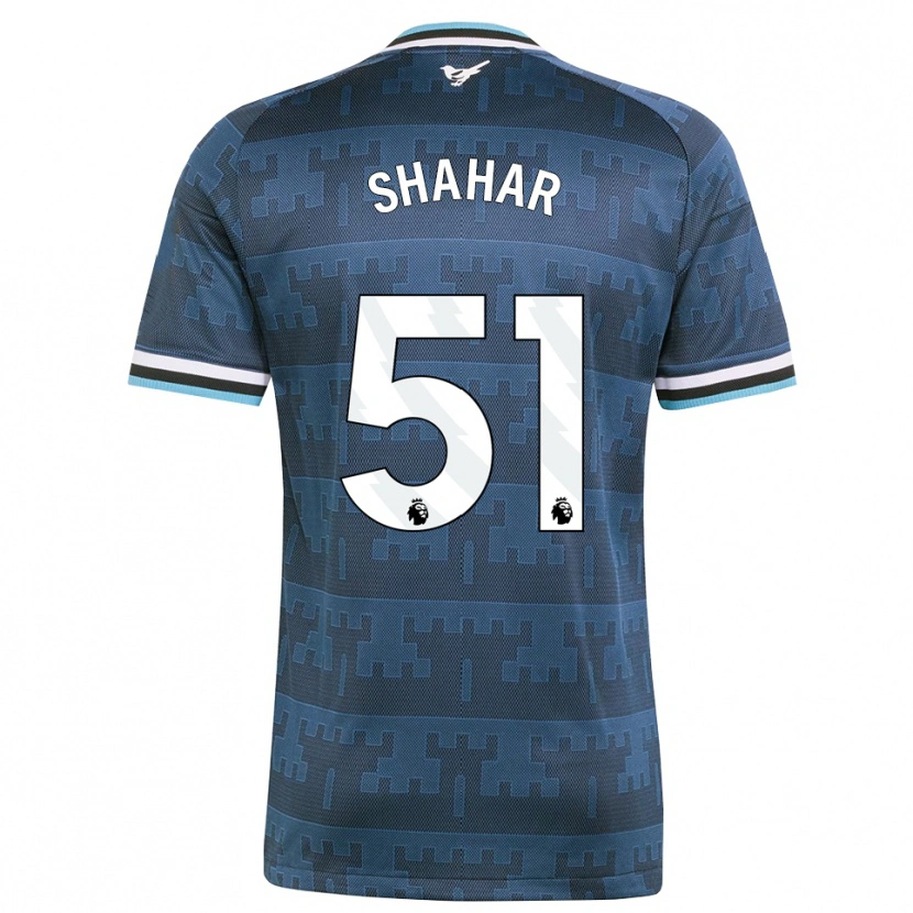 Danxen Mujer Camiseta Leo Shahar #51 Amarillo Negro Azul 2ª Equipación 2026/27 La Camisa