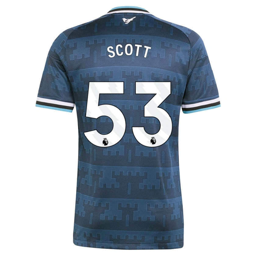 Danxen Mujer Camiseta Joshua Scott #53 Amarillo Negro Azul 2ª Equipación 2026/27 La Camisa