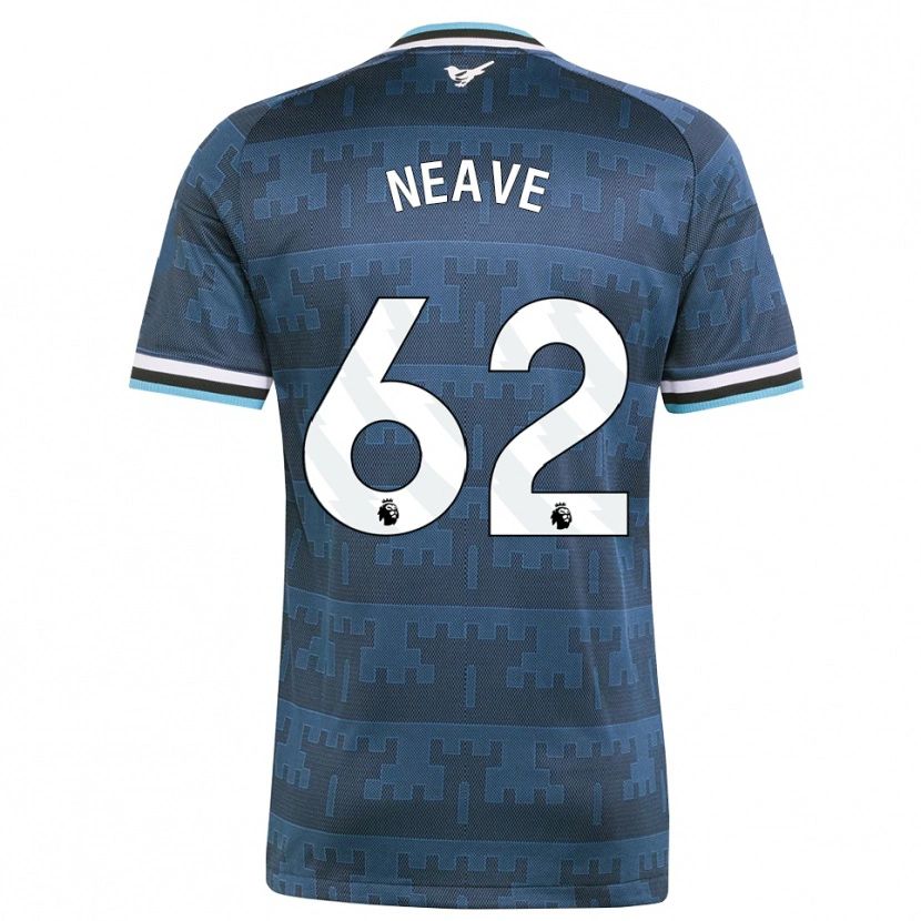 Danxen Mujer Camiseta Sean Neave #62 Amarillo Negro Azul 2ª Equipación 2026/27 La Camisa