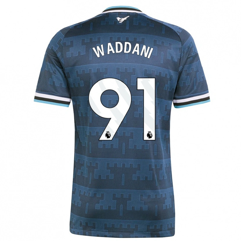 Danxen Mujer Camiseta Mohamed Waddani #91 Amarillo Negro Azul 2ª Equipación 2026/27 La Camisa