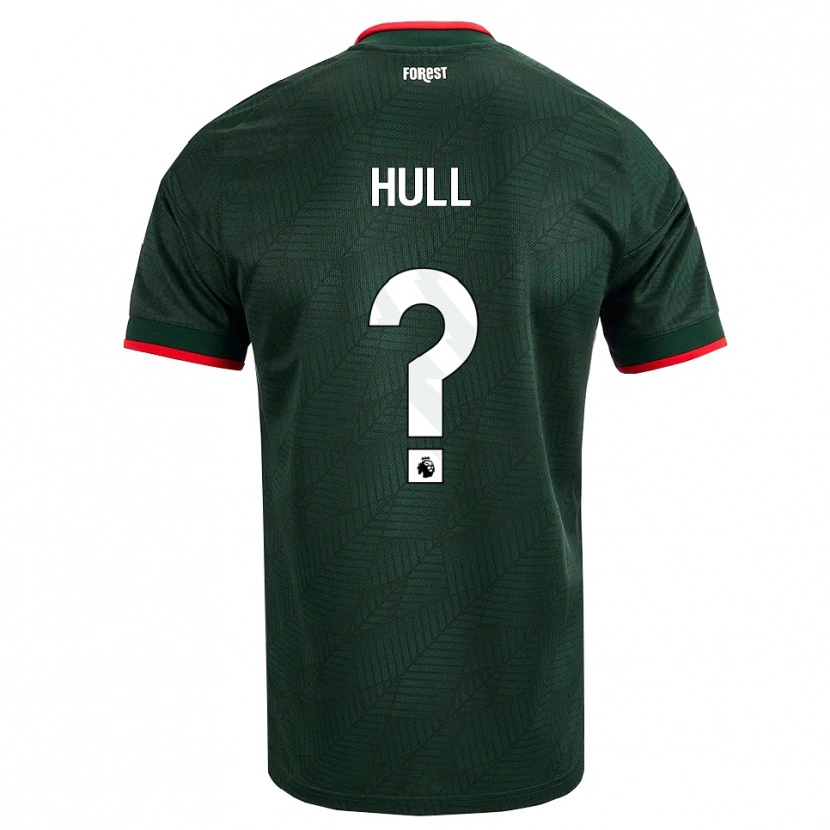 Danxen Mujer Camiseta Ethan Hull #0 Verdeoscuro Rojo 2ª Equipación 2026/27 La Camisa