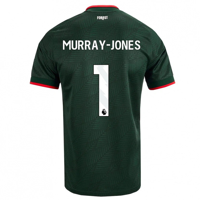 Danxen Mujer Camiseta George Murray-Jones #1 Verdeoscuro Rojo 2ª Equipación 2026/27 La Camisa